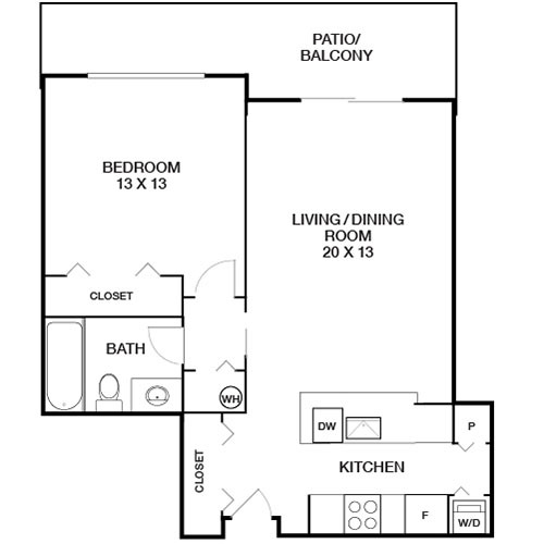 Floorplan - Yacht Club Apartments