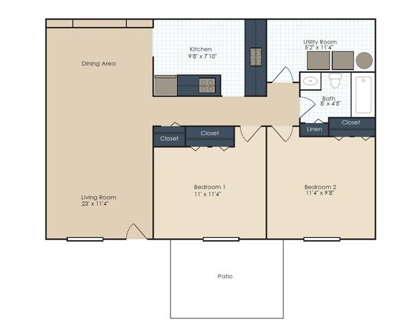 Floorplan - Northrup Court