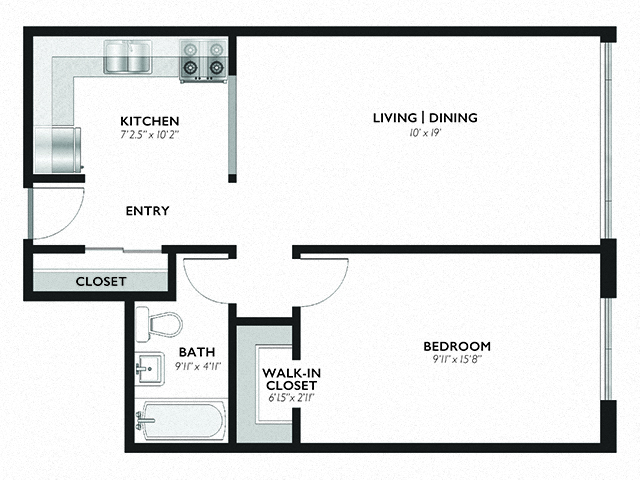 Floorplan - English Street Apartments