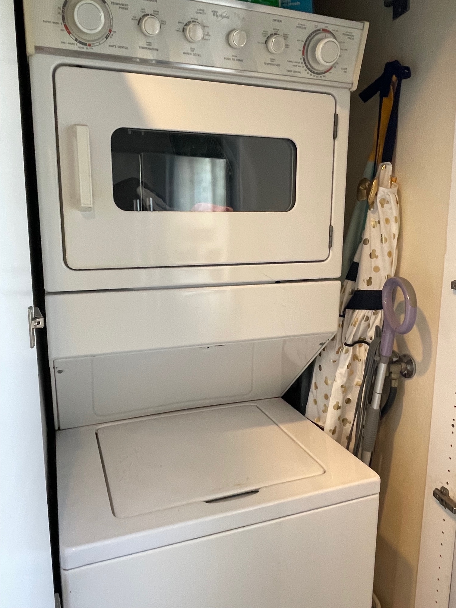 Washer and dryer in closet in kitchen - 2233 Martin