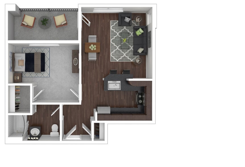 Small 1BR - Parkside Estates