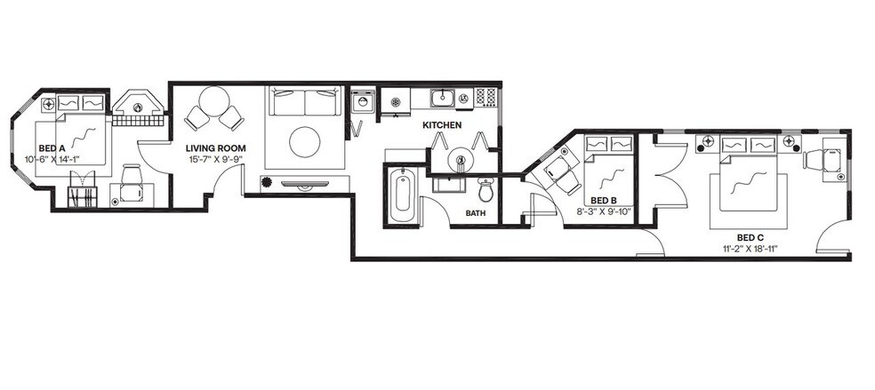 Building Photo - Room in Shared 3 bed/1 bath home