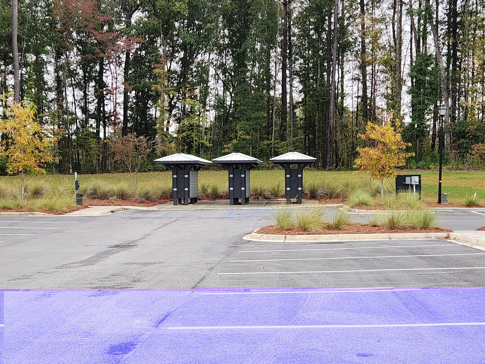 Mail kiosk - 321 Bluebell Way
