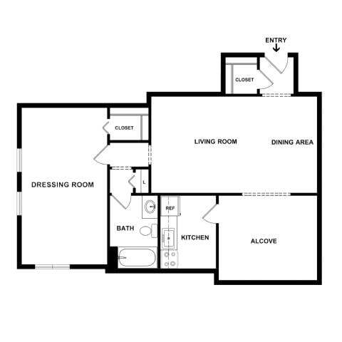 Floorplan - Empire Apartments