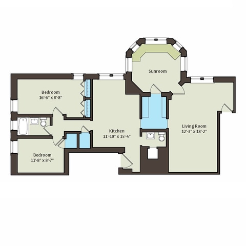 Floorplan - 5120 S. Hyde Park Boulevard