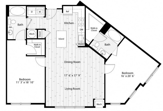 Floorplan - Rhode Island Row