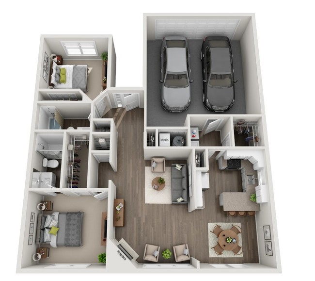 Floorplan - Woodland Hills Villas