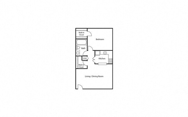 Floorplan - Ashford Bayside Apartment Homes