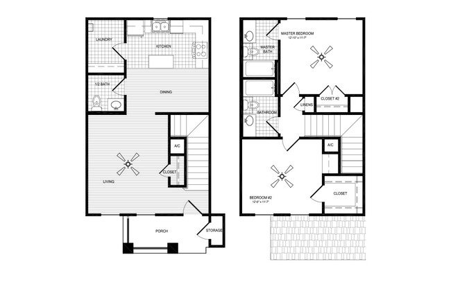 2BR/2.5BA - Grace Lake Townhomes