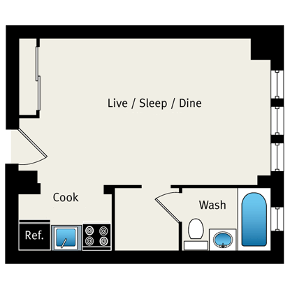 Floorplan - Reside on Clarendon