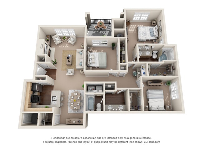 Floorplan - Sonterra Apartment Homes