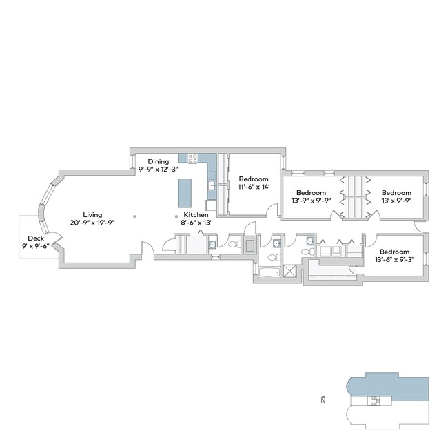 Floorplan - 5487-5491 S. Hyde Park Boulevard