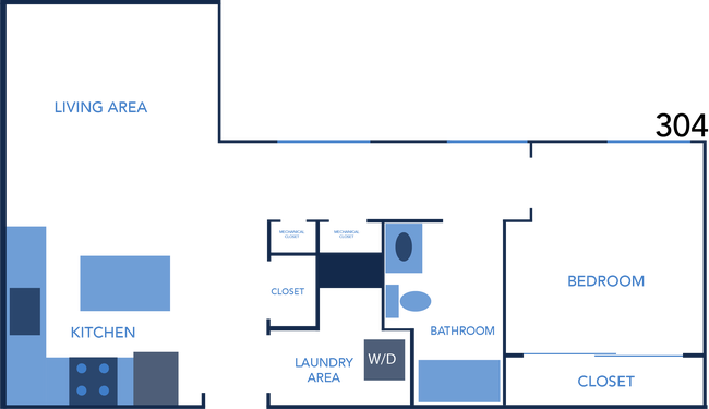 Floorplan - Barton Apartments