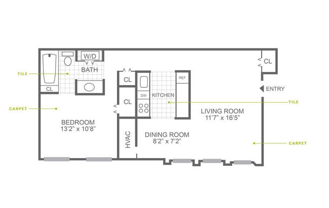 Floorplan - Lions Gate Apartments