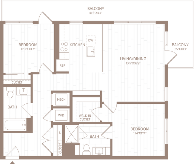 Floorplan - Revio Revere Beach