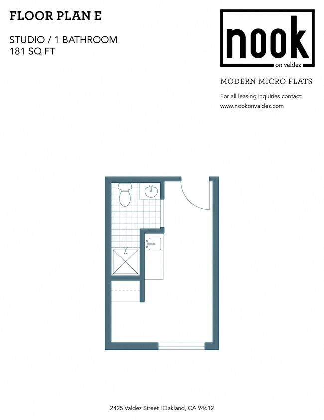 Floorplan - Nook on Valdez