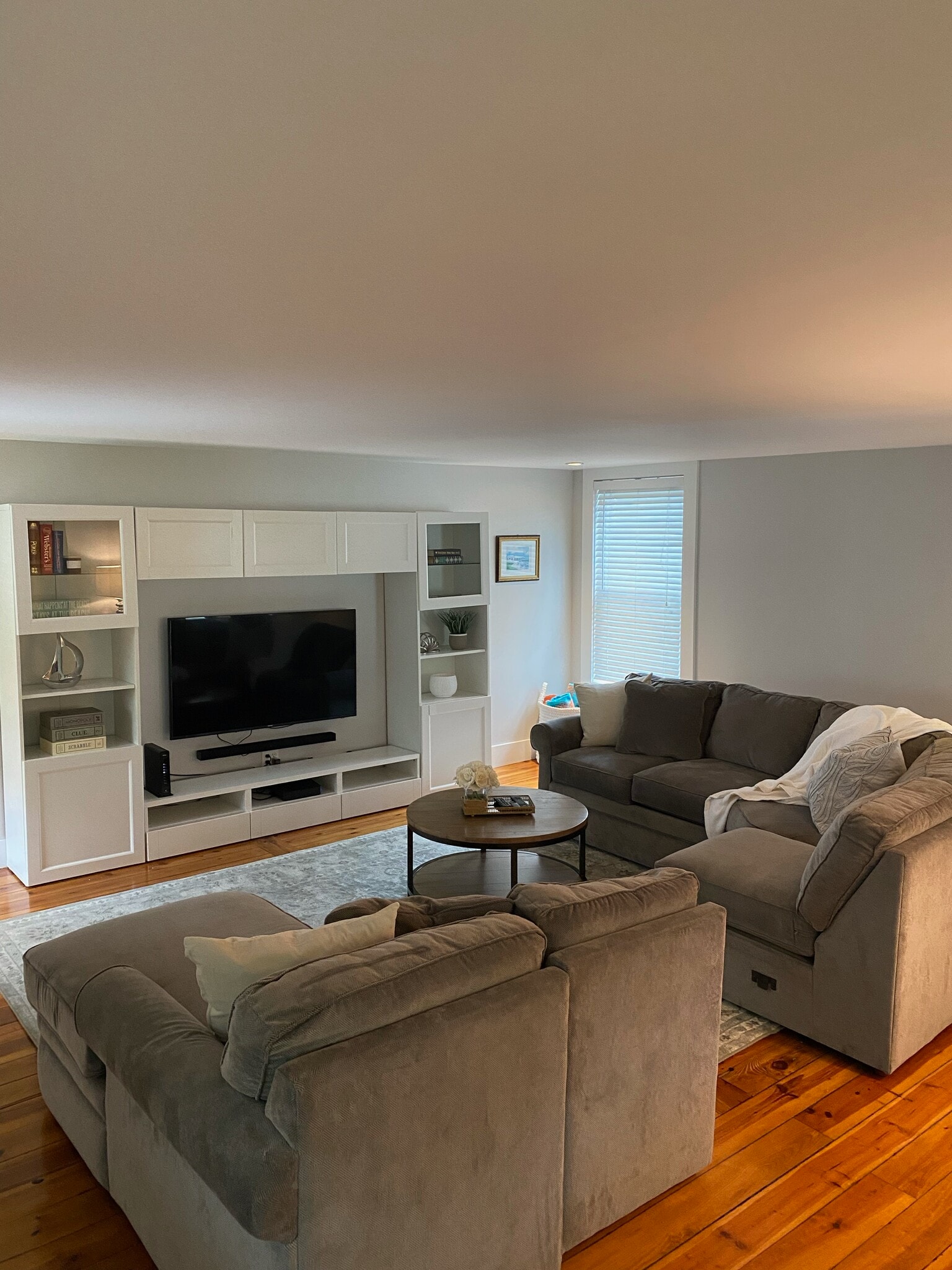 Huge family room with large TV - 46 Crescent Ave