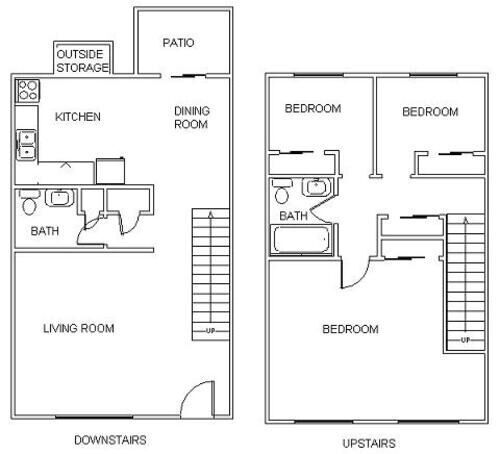 Floorplan - Maplewood Apartments & Townhomes