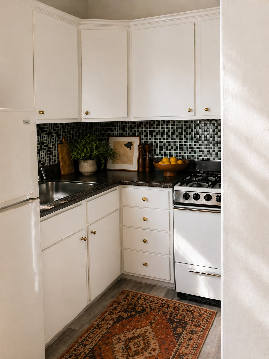 Large Studio, 400sf, Kitchen - The Dulion