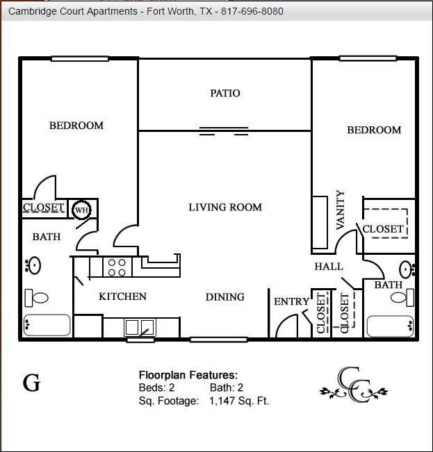 Plan G - Cambridge Court