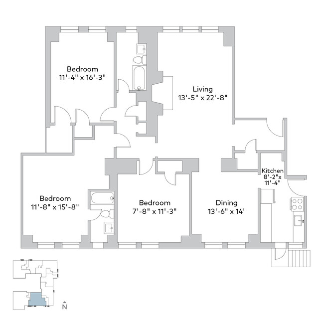 Floor Plan - Cloisters