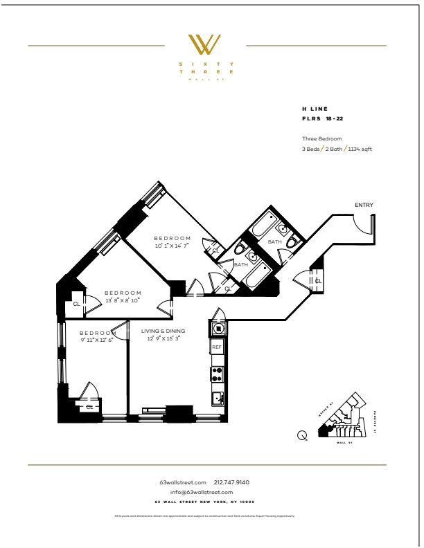 Floorplan - 63 Wall Street