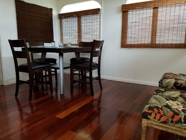 big dining room table in sun room (table not included) - 1675 Malakia Street Unit #2