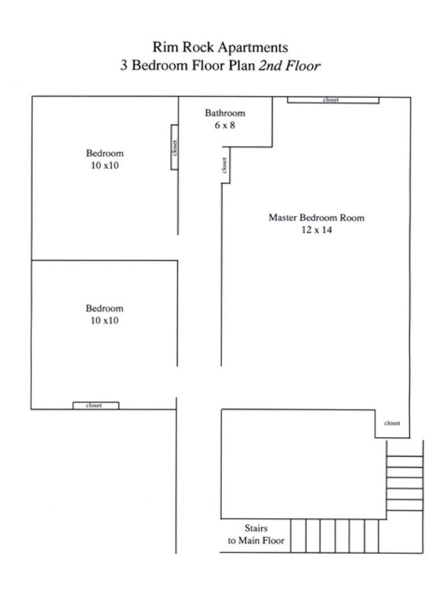 900 Sq. Ft. - Rimrock Apartments