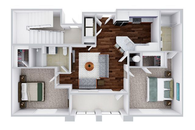 Van Gogh 2B-ALT | 2 bed / 2 bath - The Alloro at University Groves