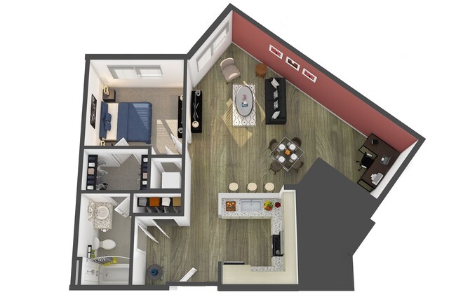 Floorplan - Studio 3807