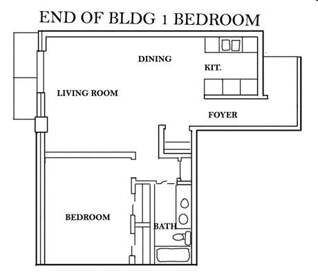 1BR/1BA - Parkshore Apartments