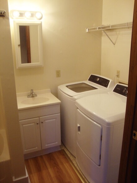 Laundry area. - 441 White Ln