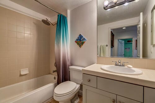 2nd Bathroom Upstairs with Shower and Bath - 5831 Seawalk Dr