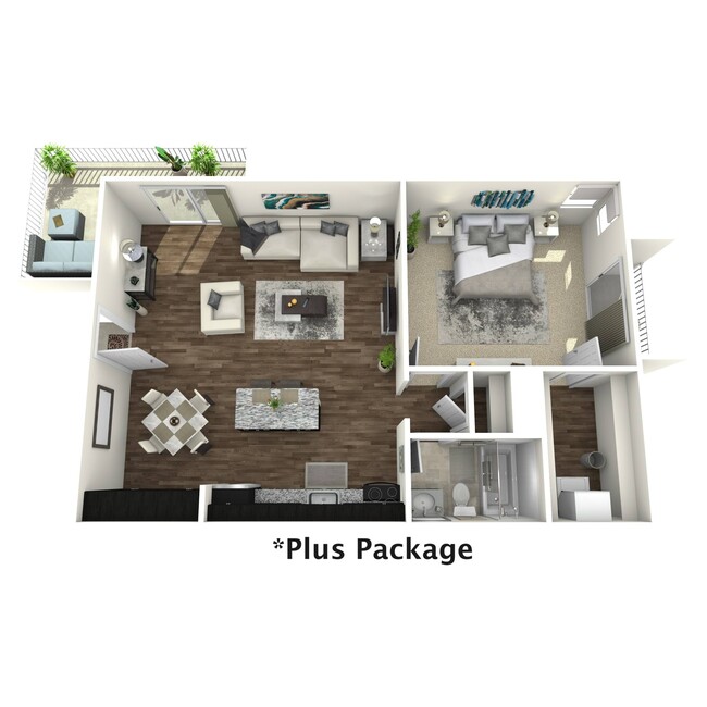 Floorplan - Whispering Hills Apartments