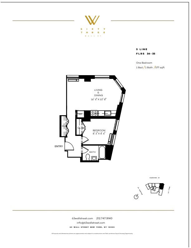Floorplan - 63 Wall Street