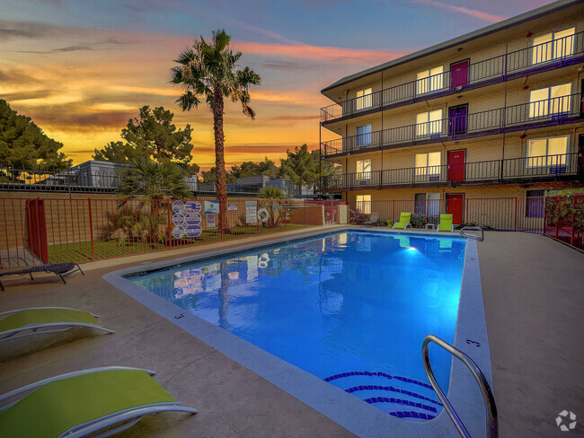 Exterior Pool - Katie Court Apartments