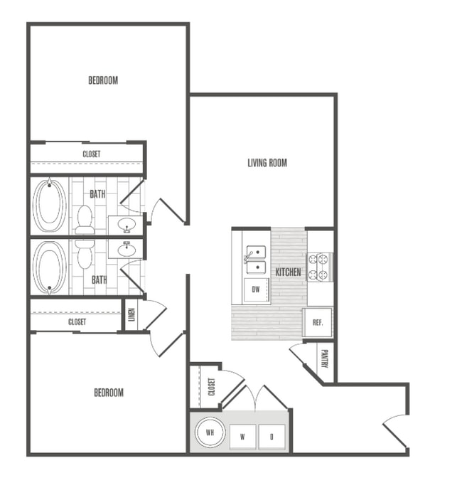Floorplan - La Cantera Senior Apartments
