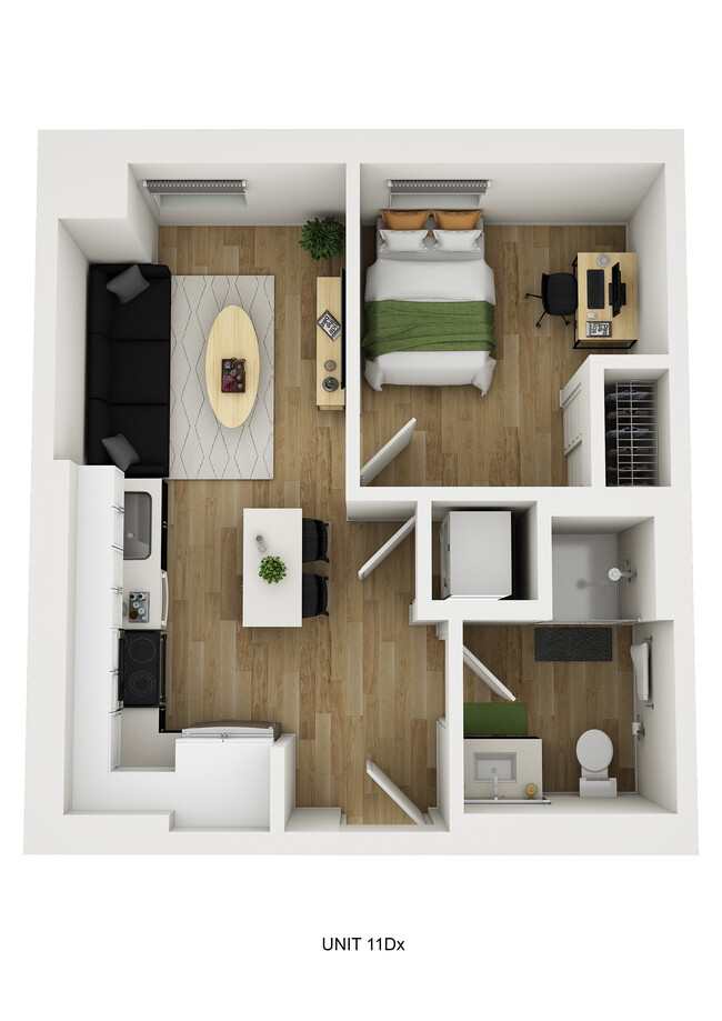 1x1 D - HERE Seattle Student Apartments