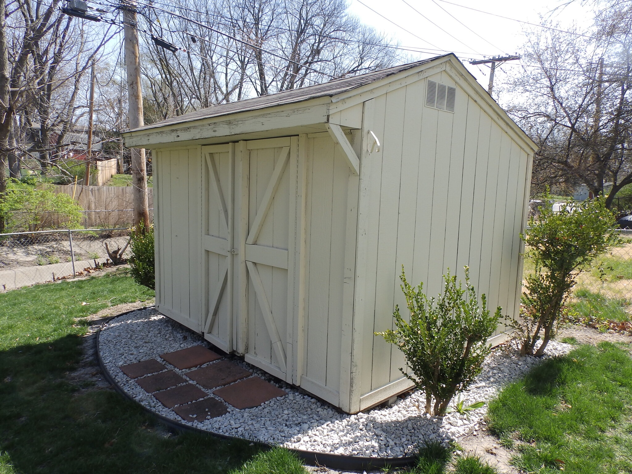 back yard storage bldg - 10008 W 95th St