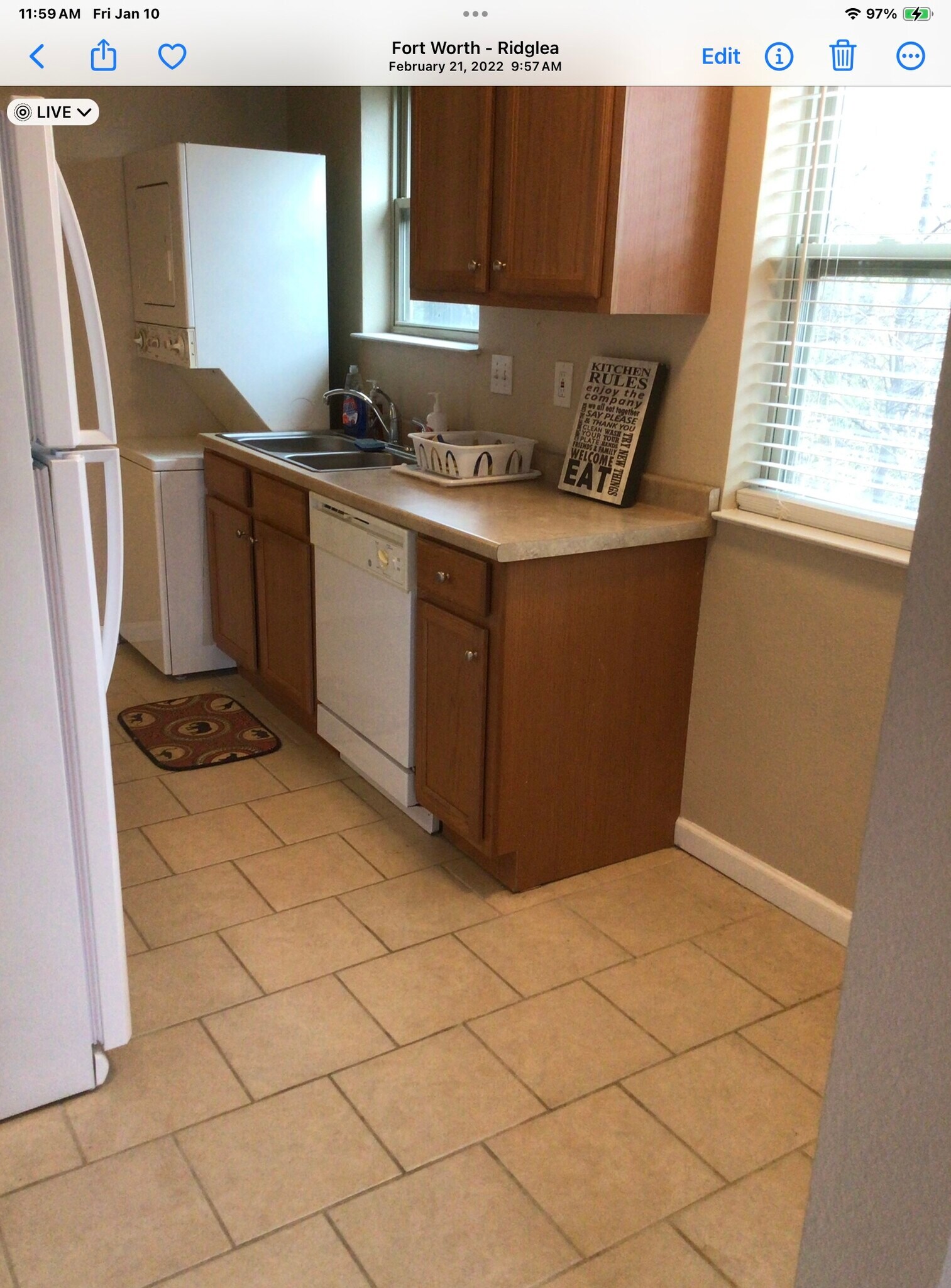 Kitchen entry - 5055 Ridglea Ln