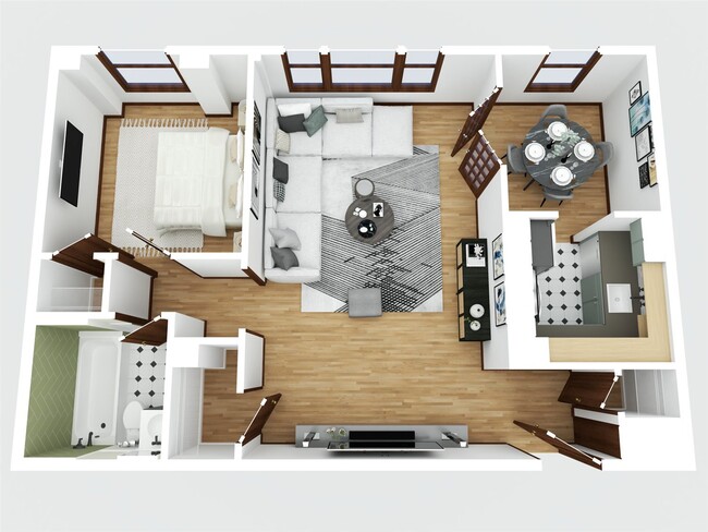 Floorplan - The Roosevelt Apartments