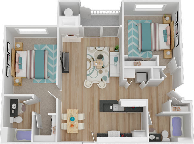 Floorplan - Marina Village Apartments