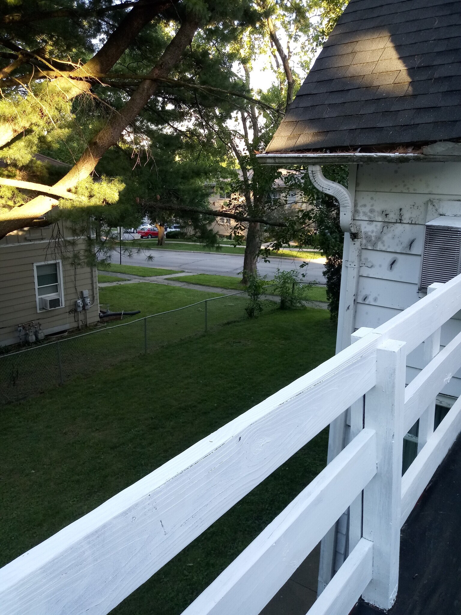 View to Avenue from balcony - 520 Lawrence Ave
