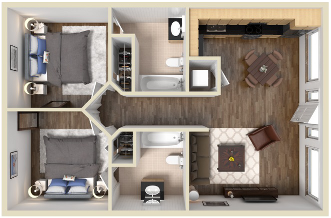 Floorplan - GASLIGHT VILLAGE