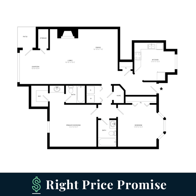 Floorplan - Birchwood at Boulders Apartments