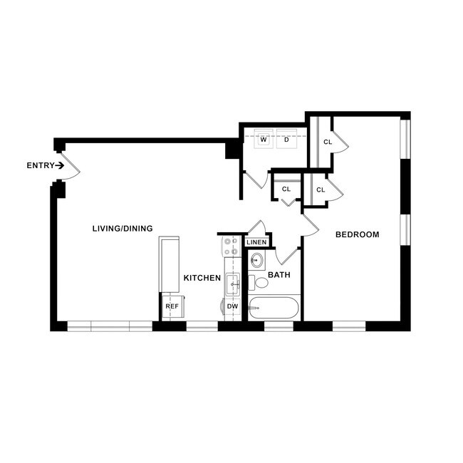 Floorplan - Carver Terrace Apartments