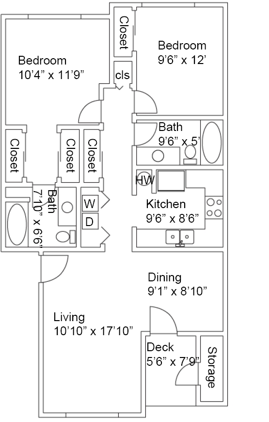 2BR/2BA - Sterling Ridge