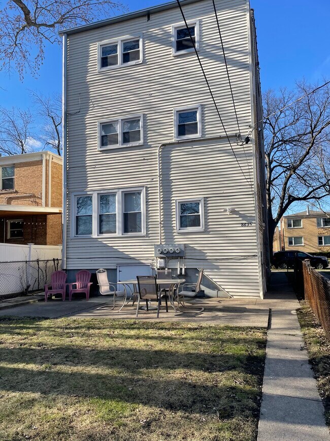 Back of the building - 8635 Trumbull Ave