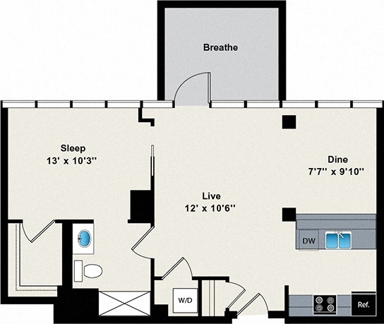 Floorplan - Reside on Green Street