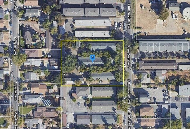 Aerial - 467 S Buena Vista Ave